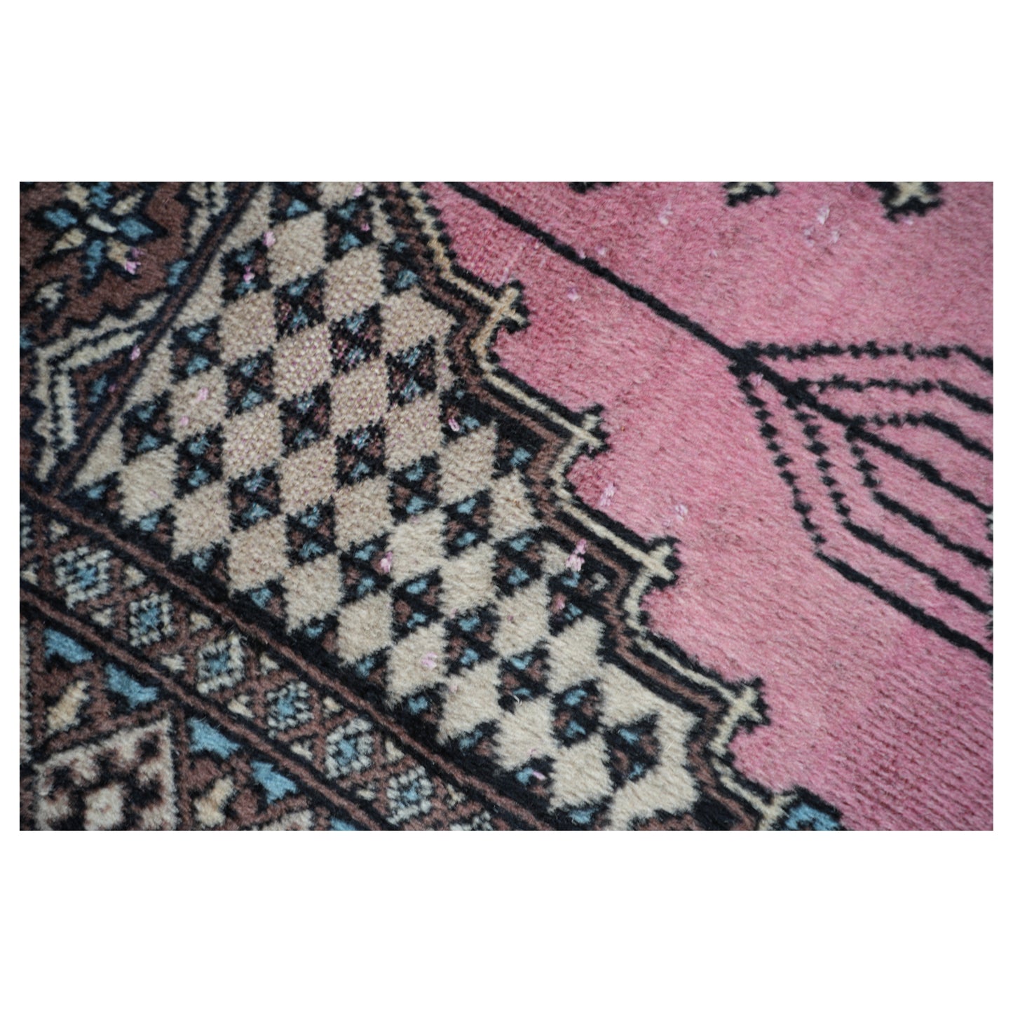 Tappeto Bukara Kashmir 95 x 60 Cm Patina