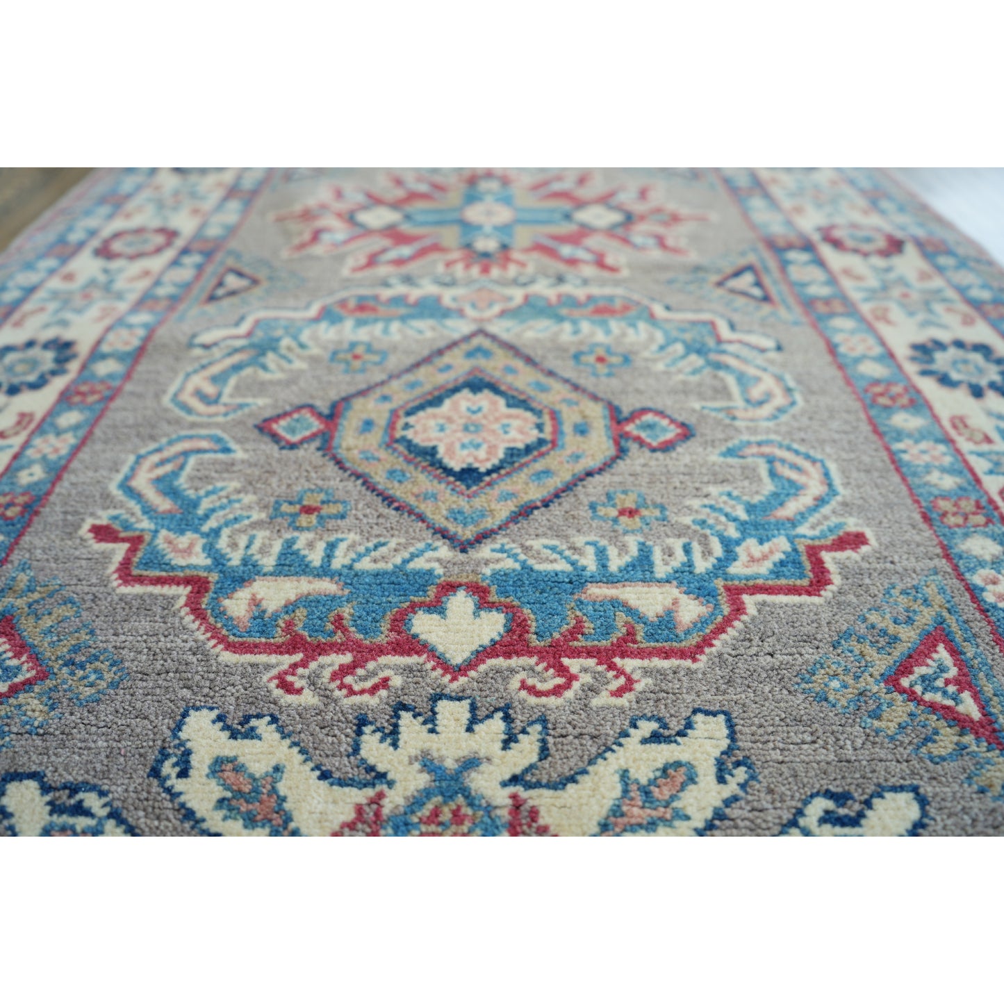 Tappeto Kazak 293 X 86 Cm