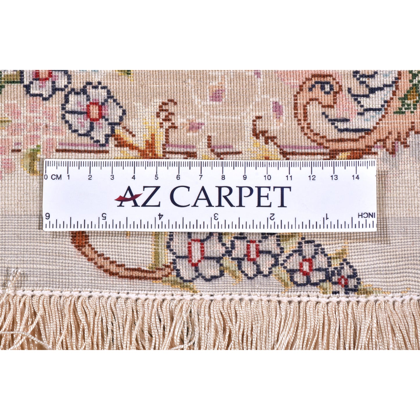 Tappeto Tabriz 60 Raj trama seta 305 X 200 cm Patina