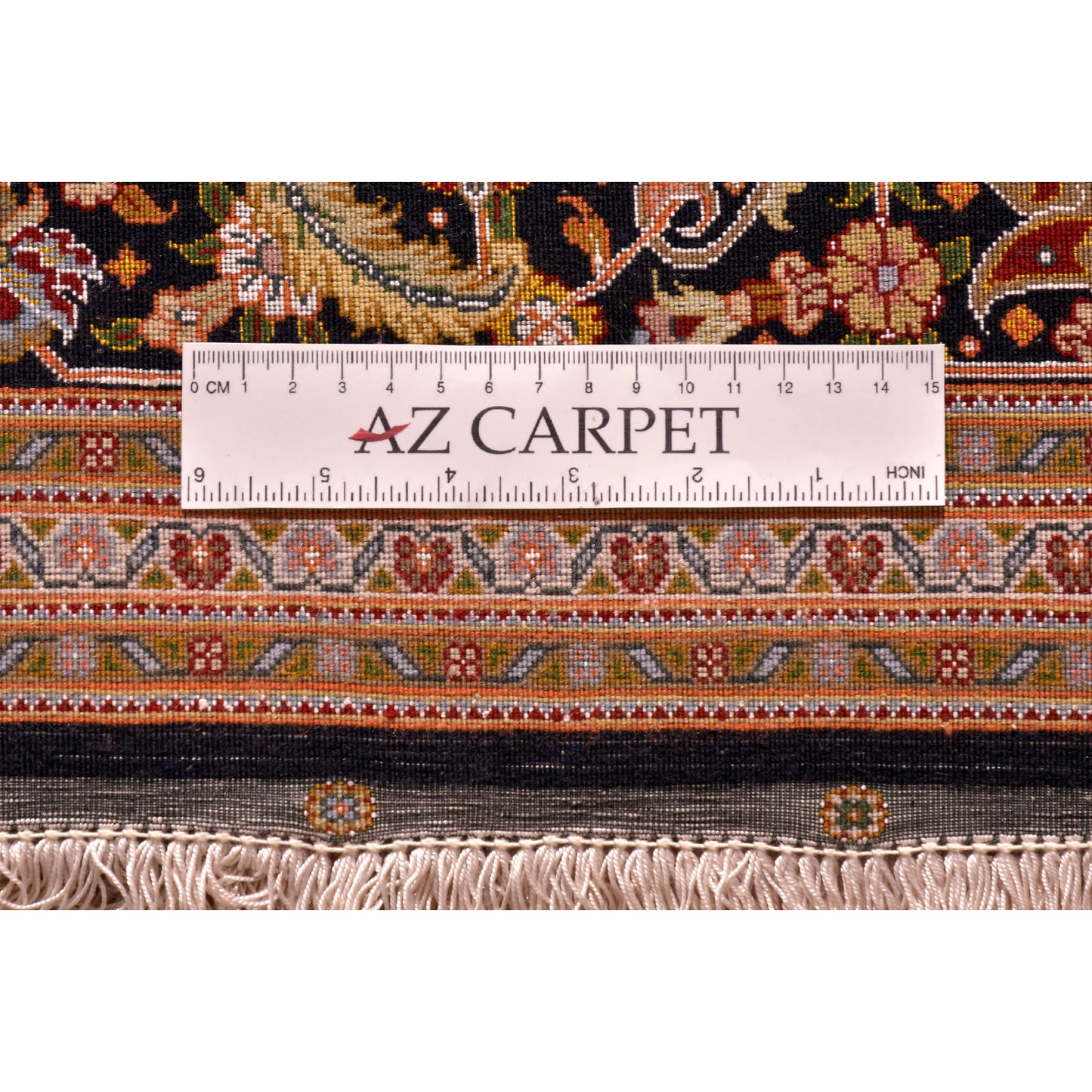 Tappeto Tabriz 80 Raj trama seta 199 X 152 cm