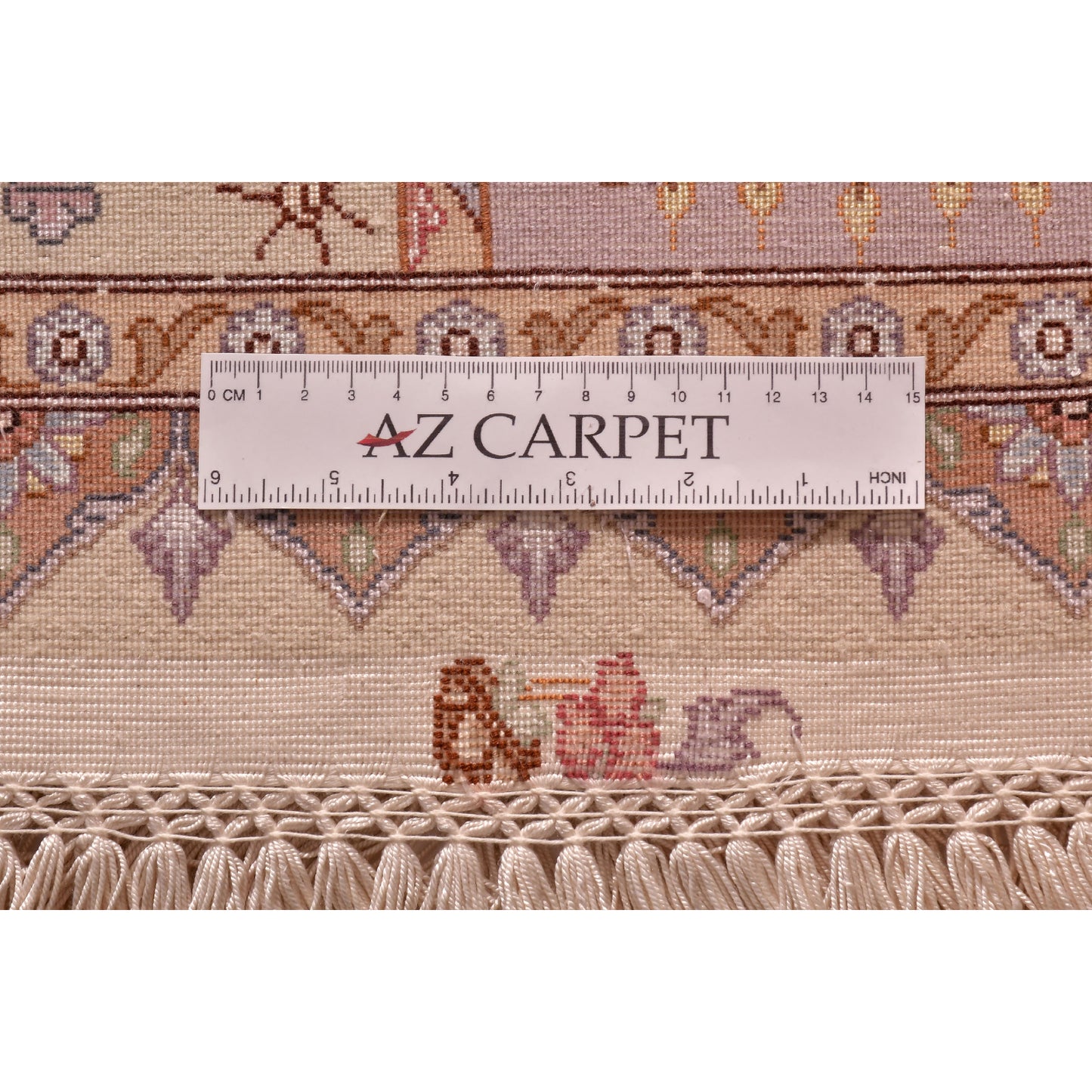 Tappeto Tabriz 60 Raj trama seta 207 X 146 cm