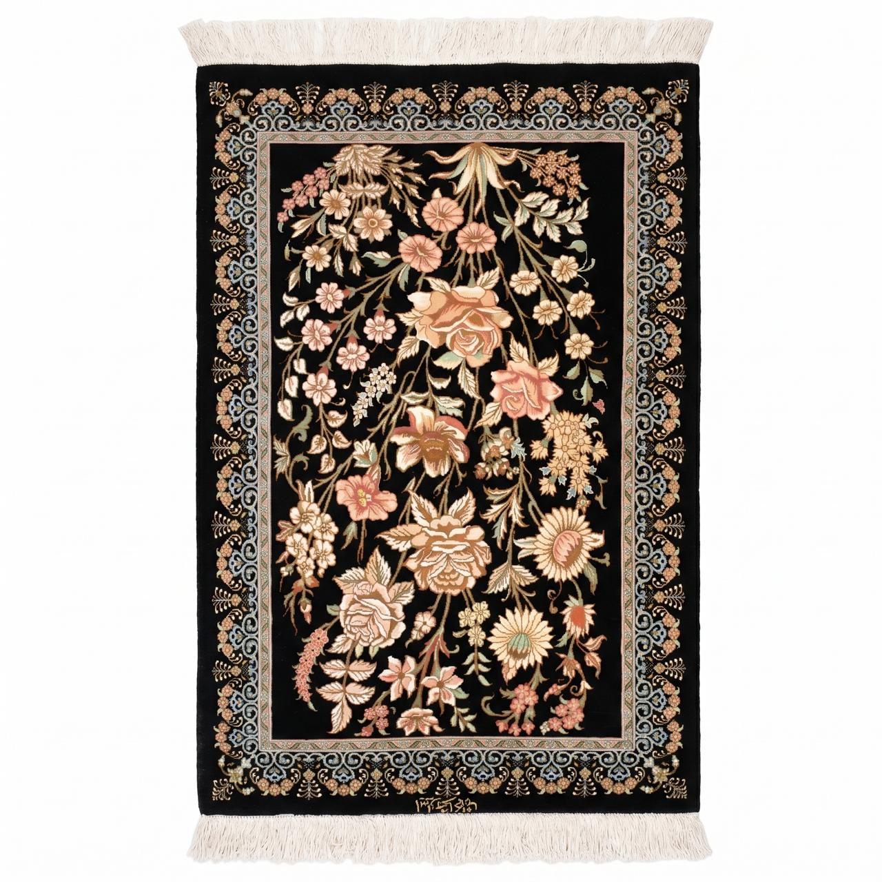 Tappeto Qum Seta Ahmadi 92 x 58 Cm