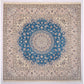 Tappeto Nain extrafine 6 Fili Firmato Akhavan 205 x 202 cm