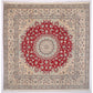 Tappeto Nain extrafine 6 Fili Firmato Akhavan 208 x 208 cm