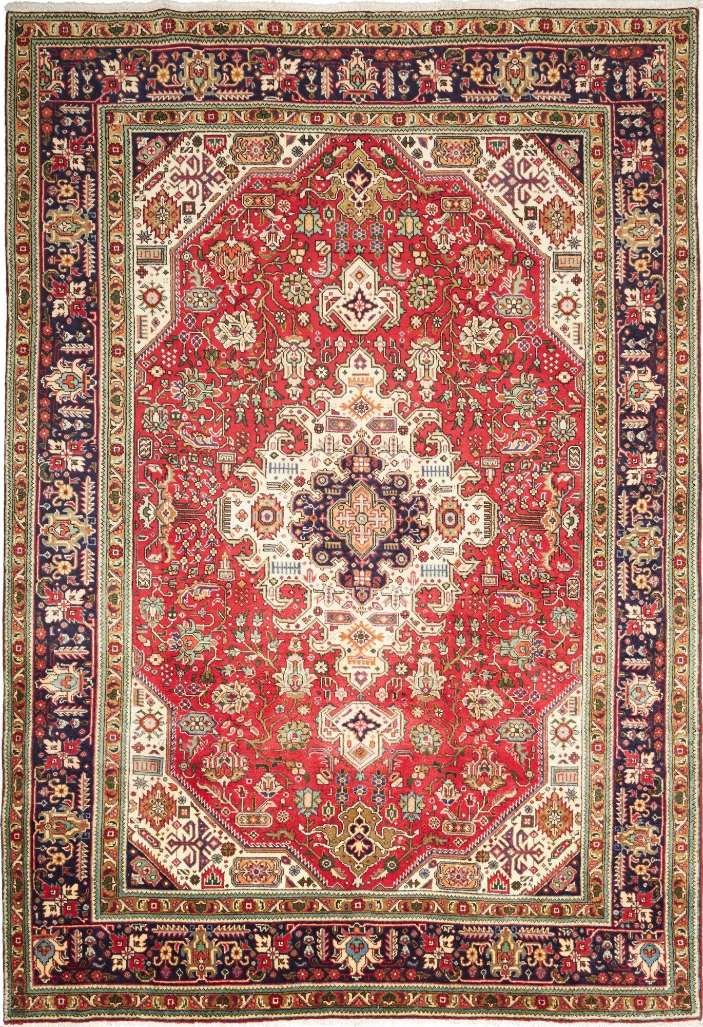 Tappeto Tabriz 30 Raj 290 X 203 CM