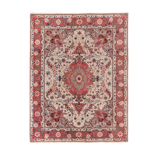 Tappeto Tabriz 50 Raj 196 X 148 CM Patina