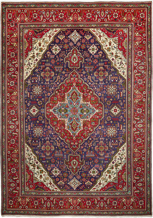 Tappeto Tabriz 30 Raj 352 X 253 CM