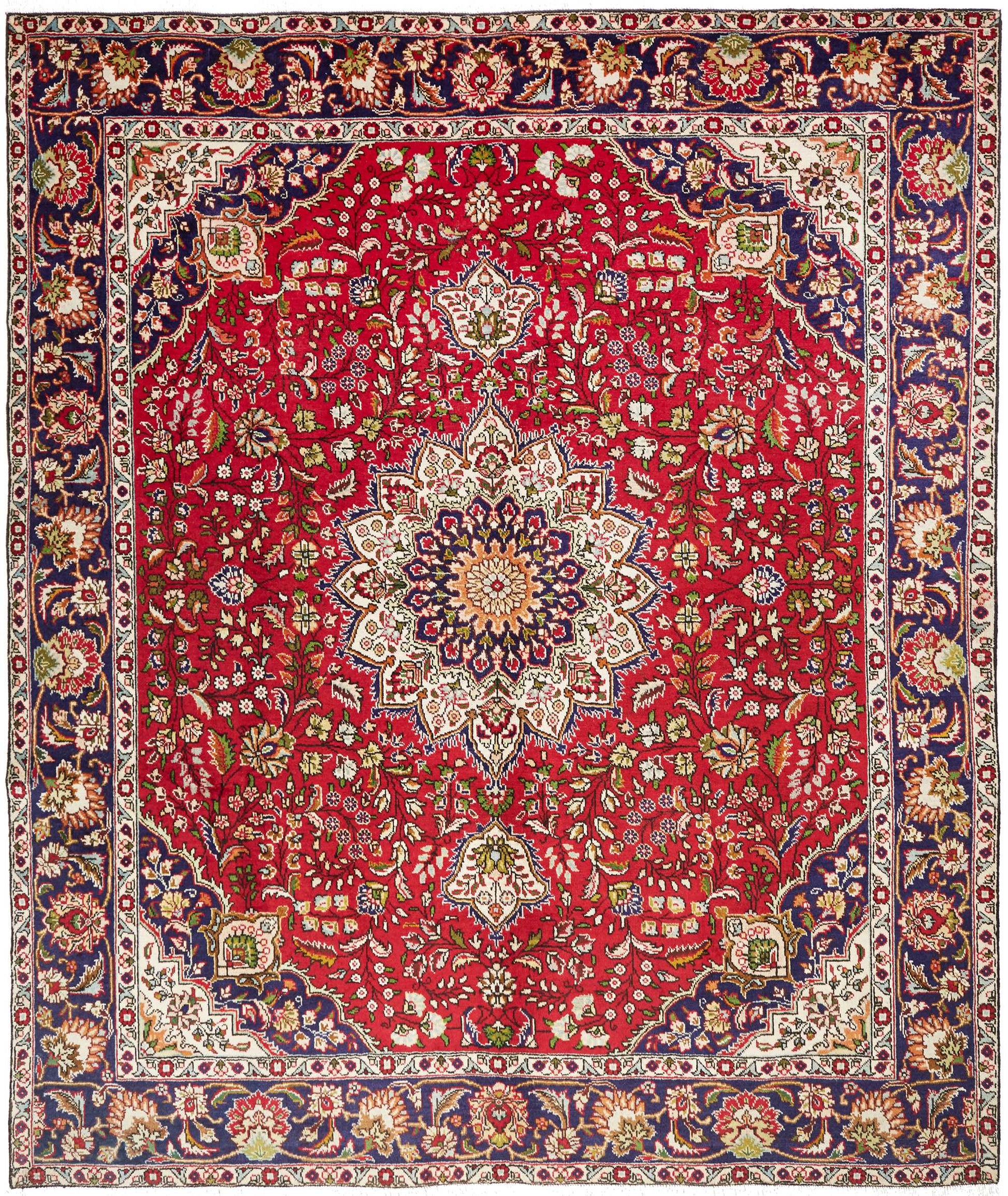 Tappeto Tabriz 30 Raj 294 X 247 CM