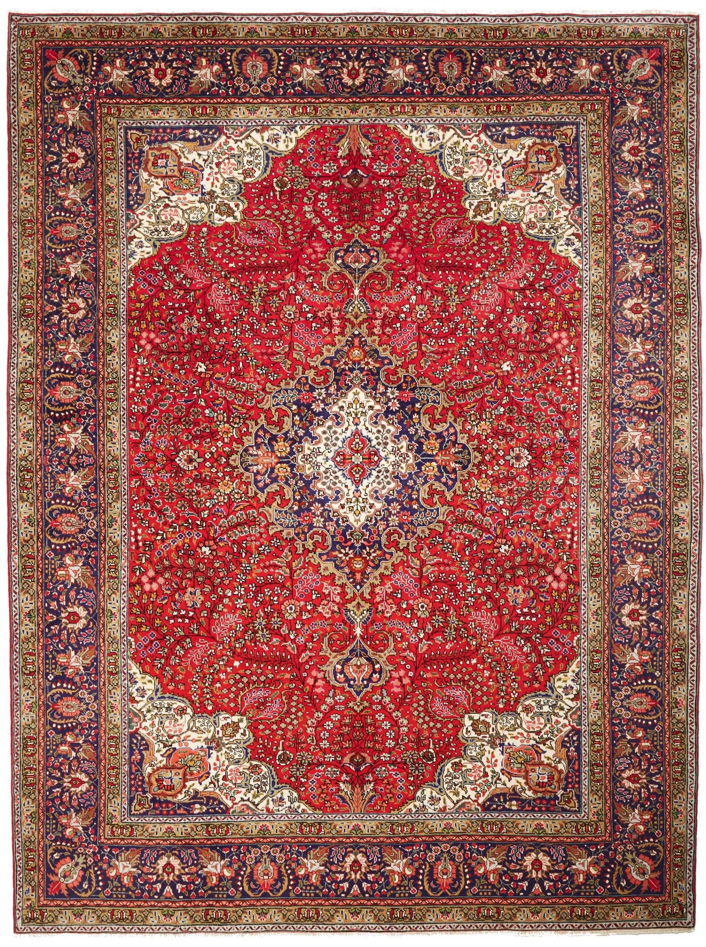 Tappeto Tabriz 30 Raj 335 X 250 CM