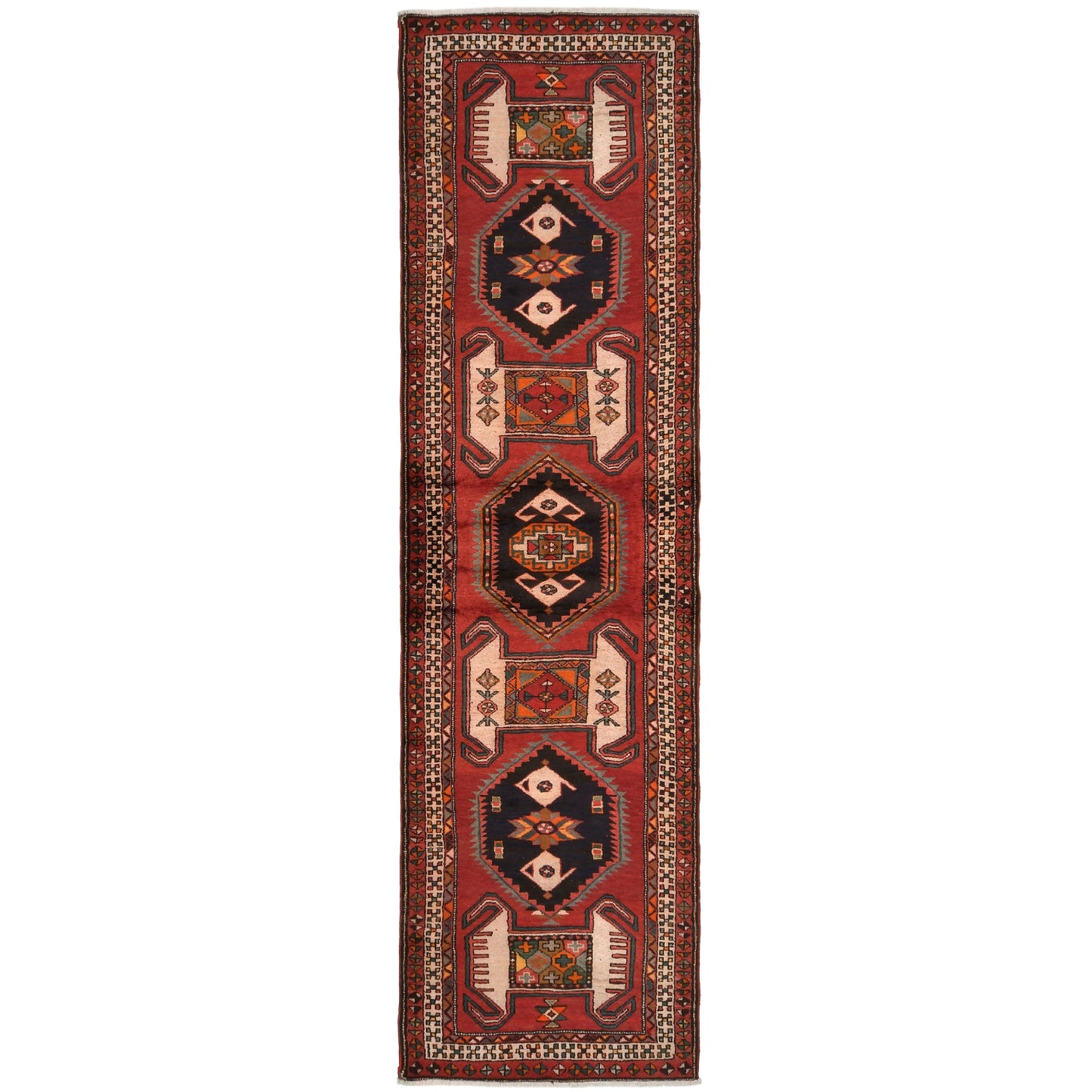 Tappeto Afshari 347 X 133 Cm