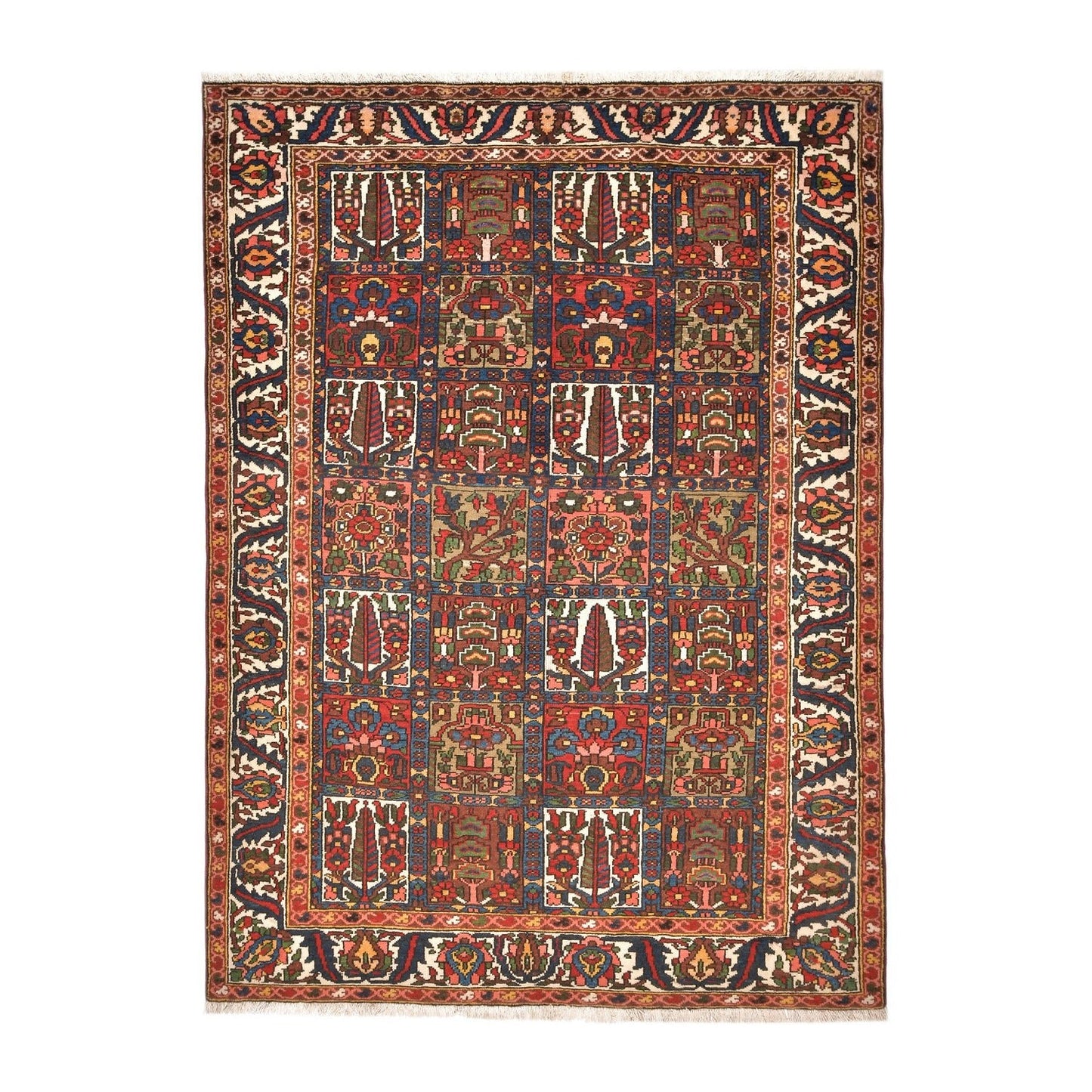 Tappeto Bakhtiari Vecchio 208 X 155 cm
