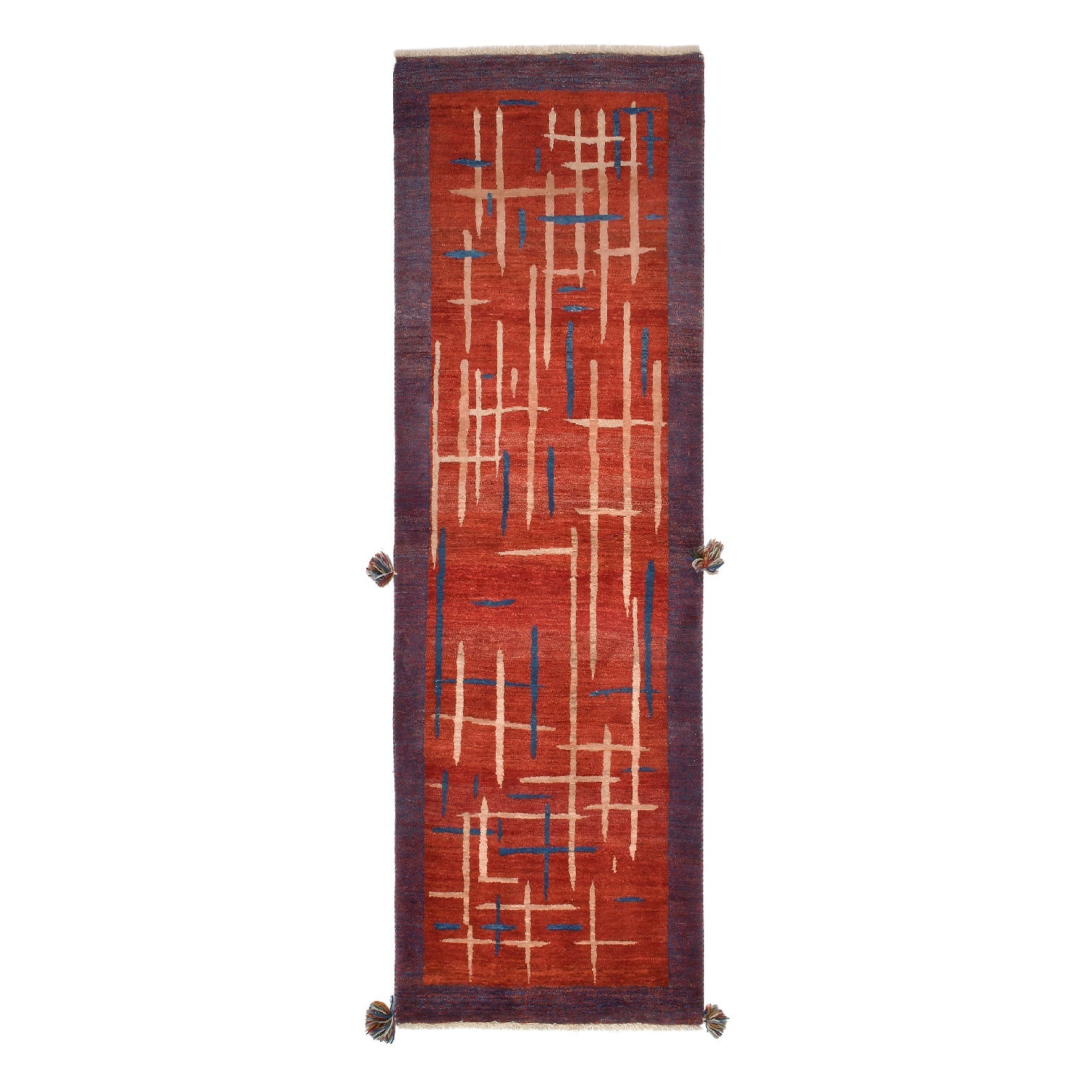 Tappeto Gabbeh Kashkuli 252 X 80 cm