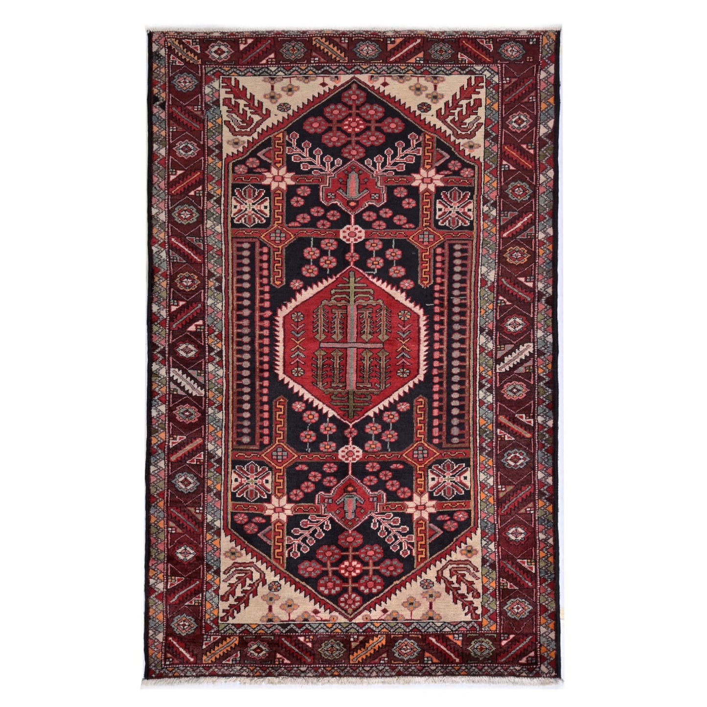 Tappeto Hamadan 208 x 130 cm