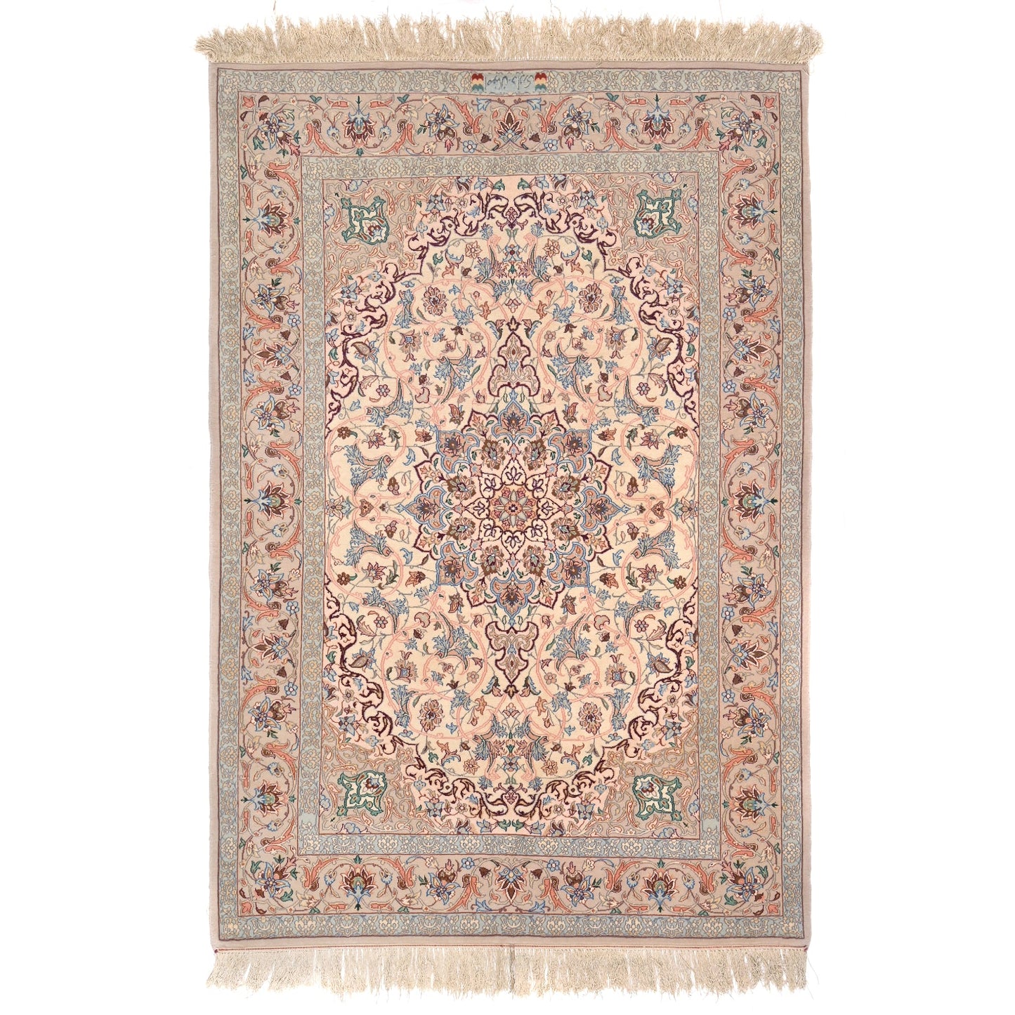 Tappeto Isfahan firmato Davari  165 X 111 cm