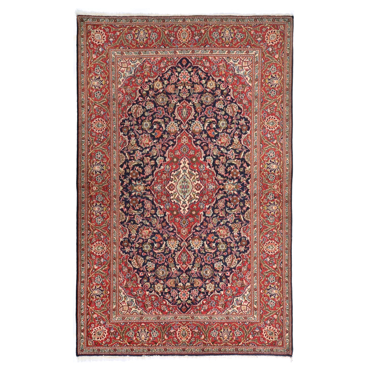 Tappeto Kashan Vecchio 208 x 134 cm