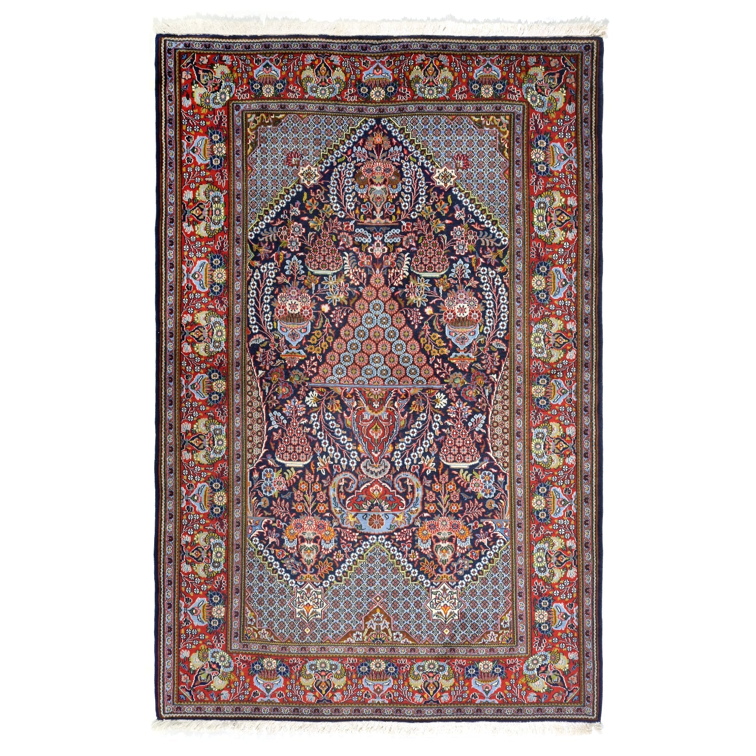 Tappeto Kashan 215 X 140 Cm