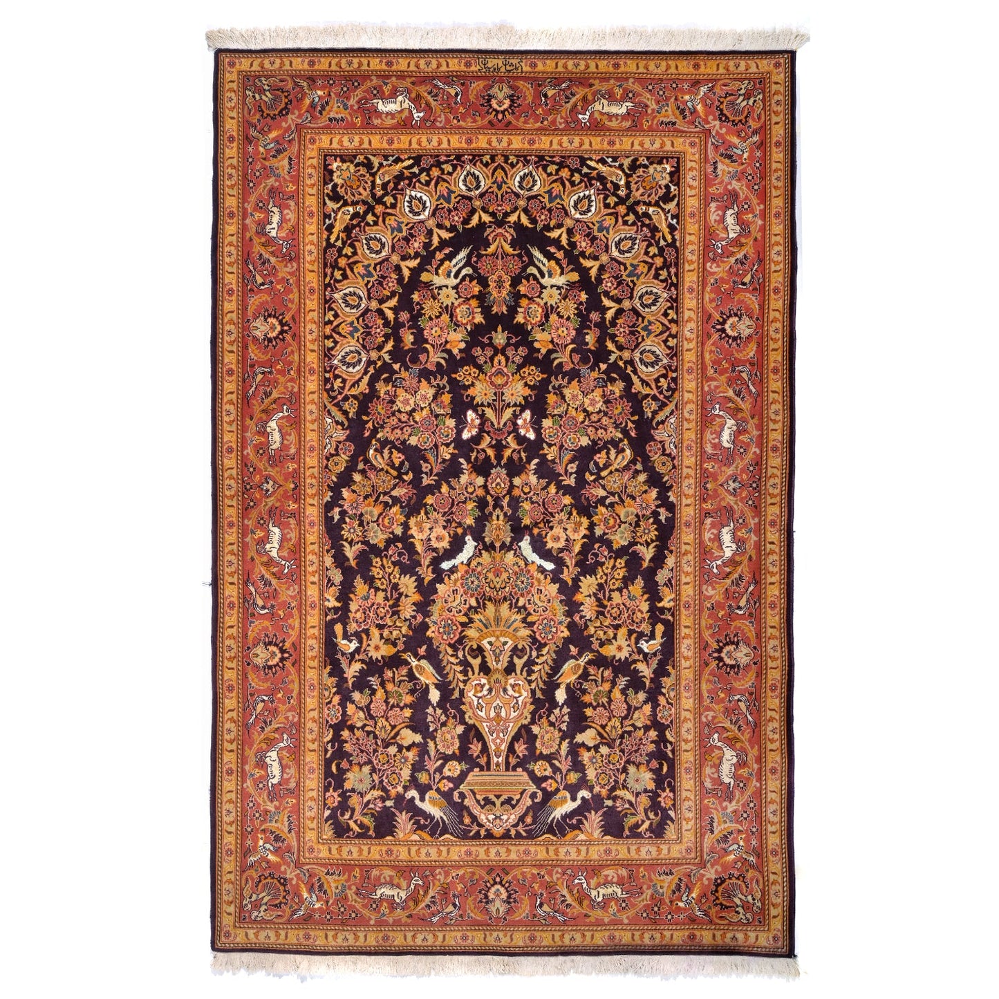 Tappeto Kashan 226 x 143 Cm