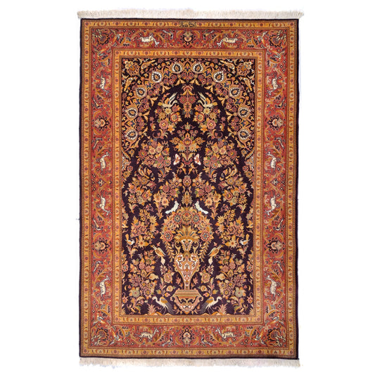 Tappeto Kashan 226 x 143 Cm