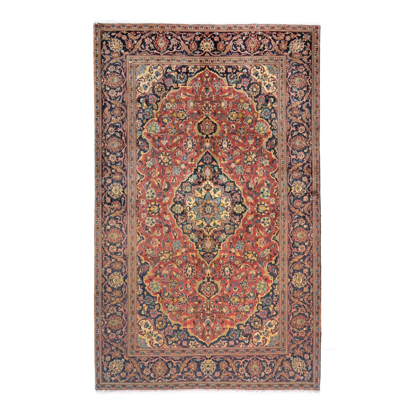 Tappeto Kashan Vecchio 221 x 136 cm