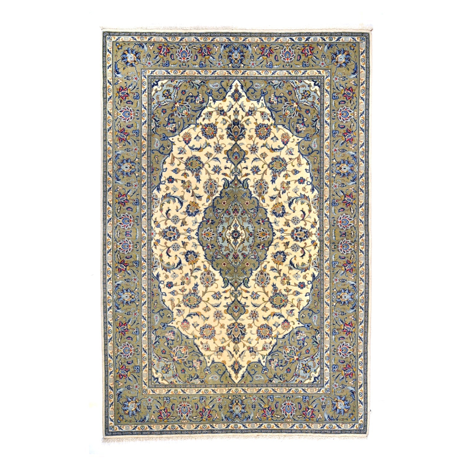 Tappeto Kashan 213 x 142 Cm