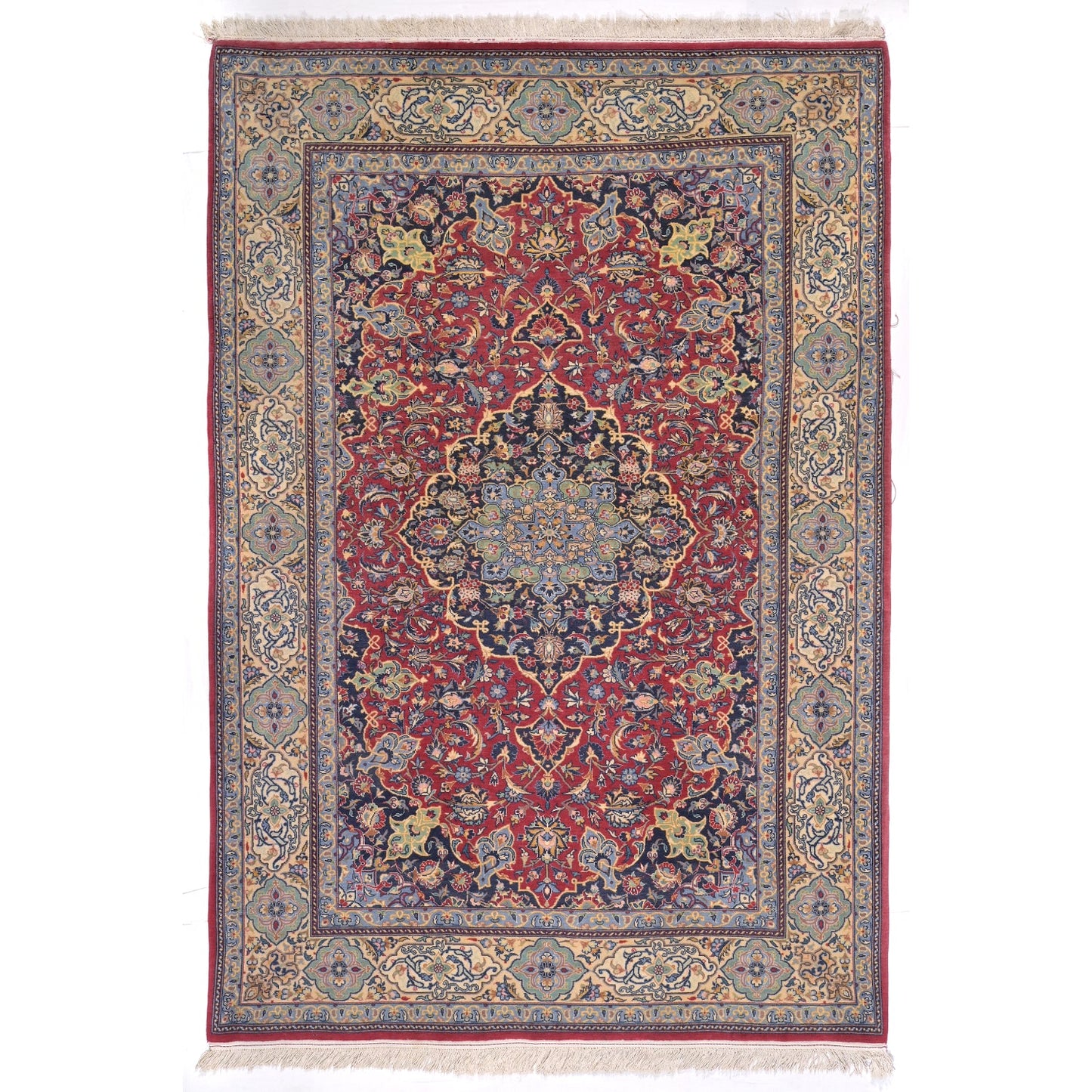 Tappeto Kashan 214 x 145 Cm