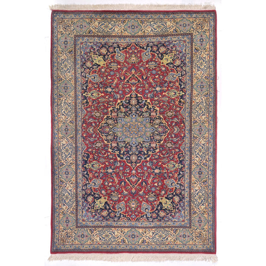 Tappeto Kashan 214 x 145 Cm