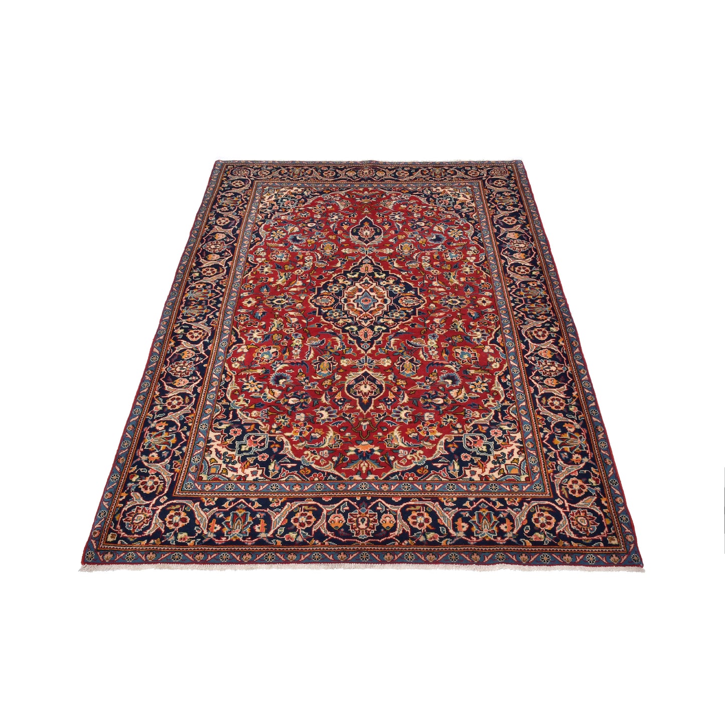 Tappeto Kashan 222 X 135 Cm