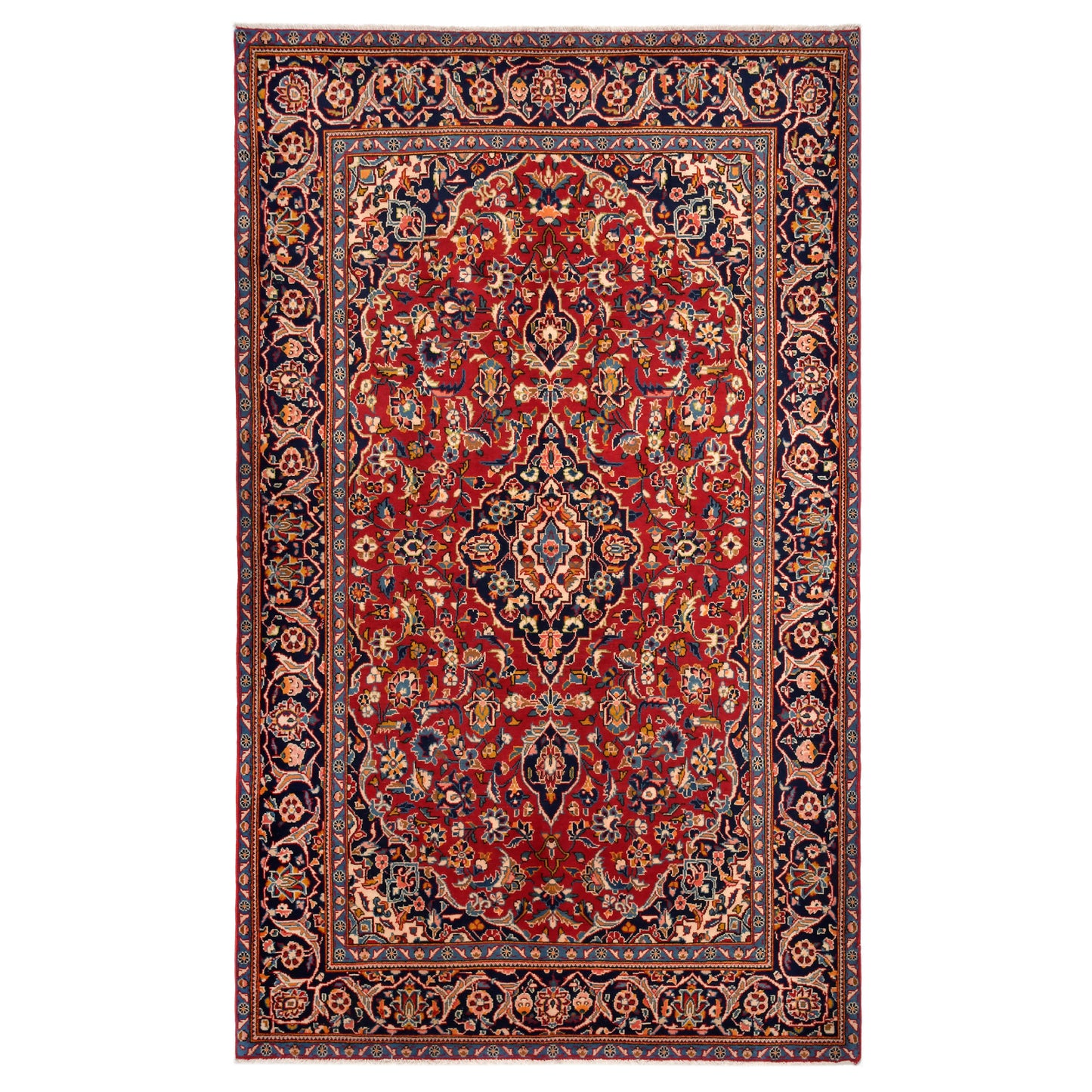Tappeto Kashan 222 X 135 Cm