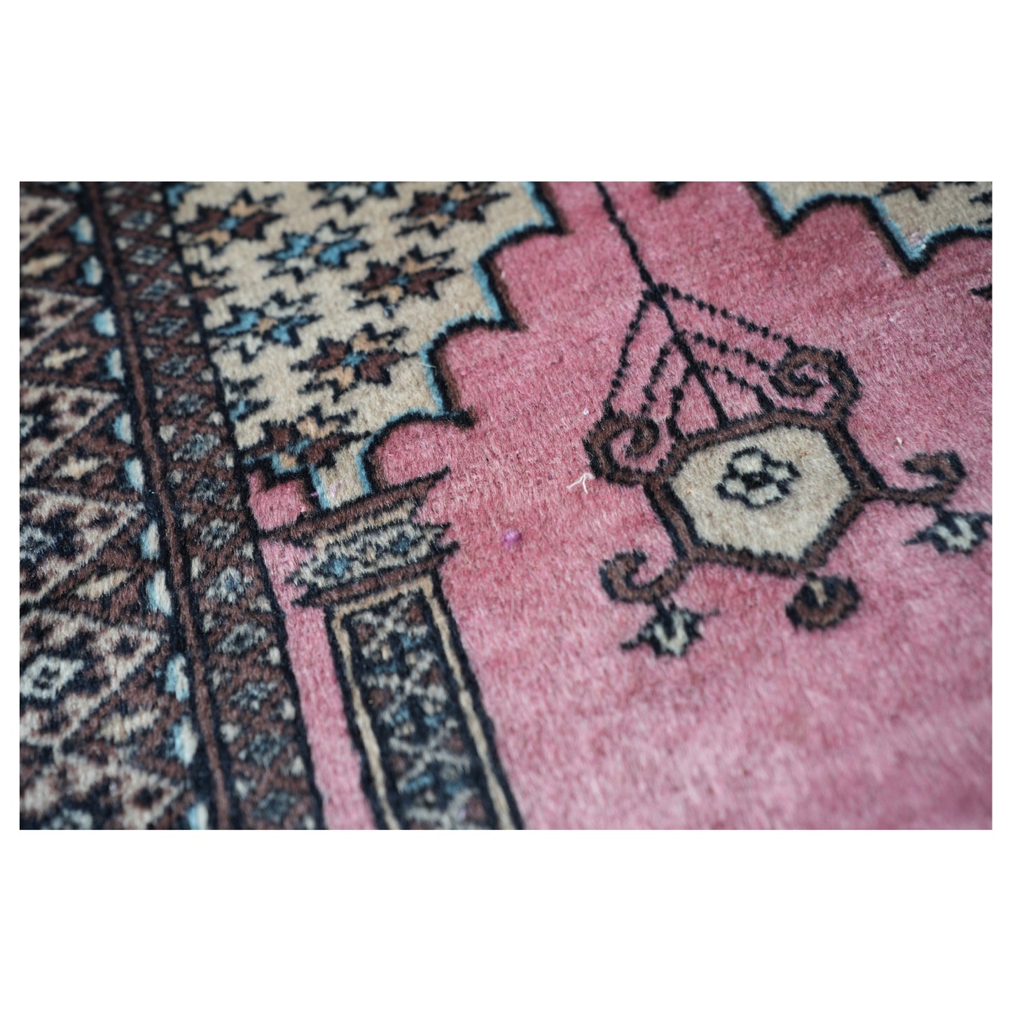 Tappeto Bukara Kashmir 95 x 63 Cm Patina