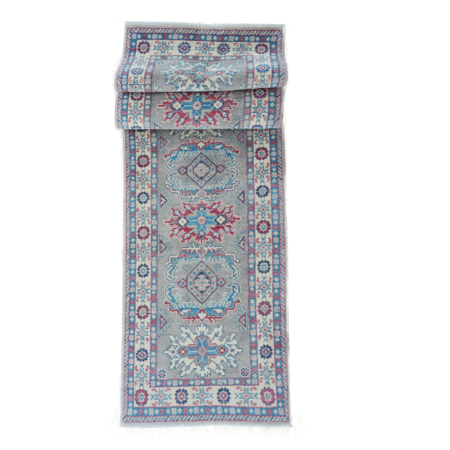 Tappeto Kazak 290 X 80 Cm