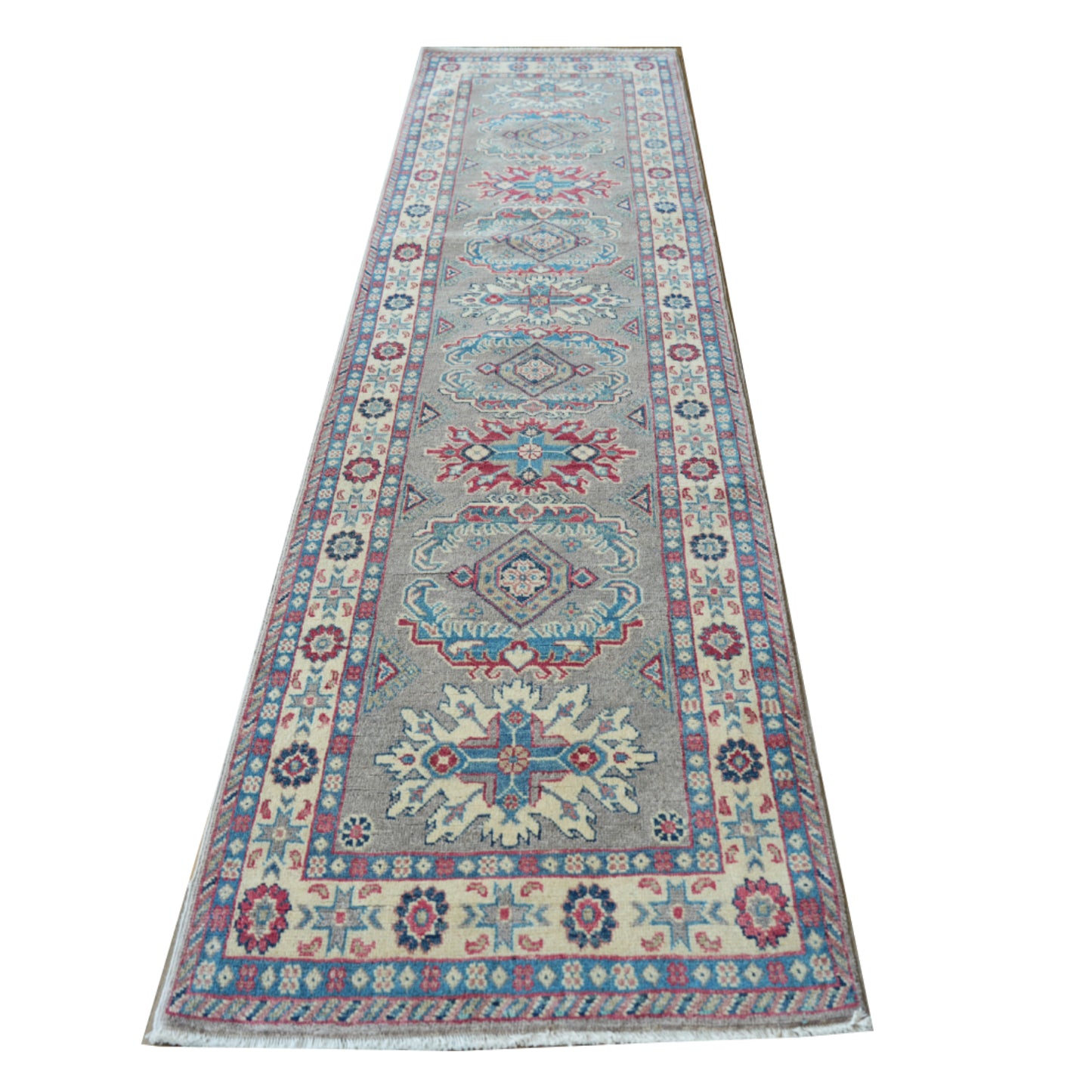 Tappeto Kazak 290 X 80 Cm