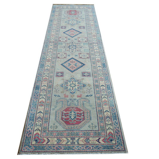 Tappeto Kazak 293 X 83 Cm