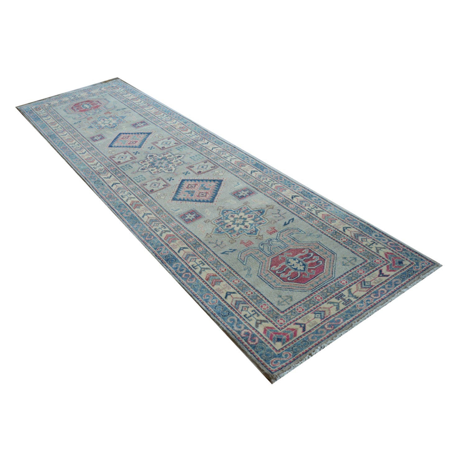 Tappeto Kazak 293 X 83 Cm