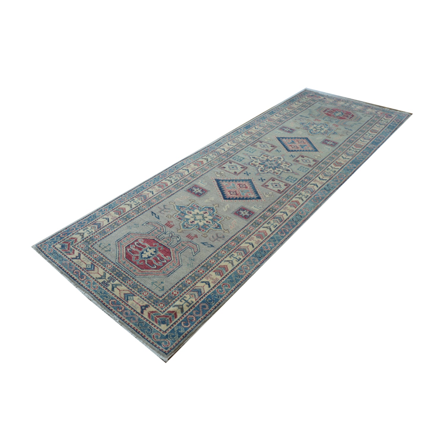 Tappeto Kazak 293 X 83 Cm