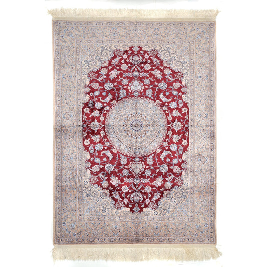 Tappeto Nain extrafine 4 fili seta 167 x 119 cm