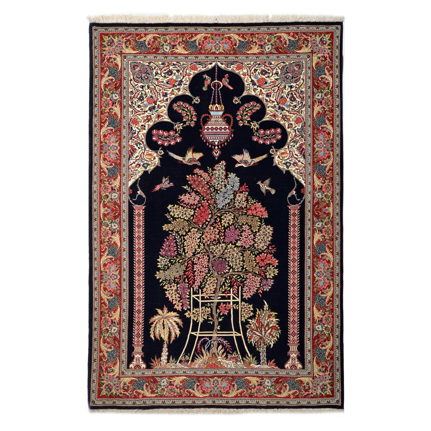 Tappeto Qum Koork Extra Fine 211 x 140 cm