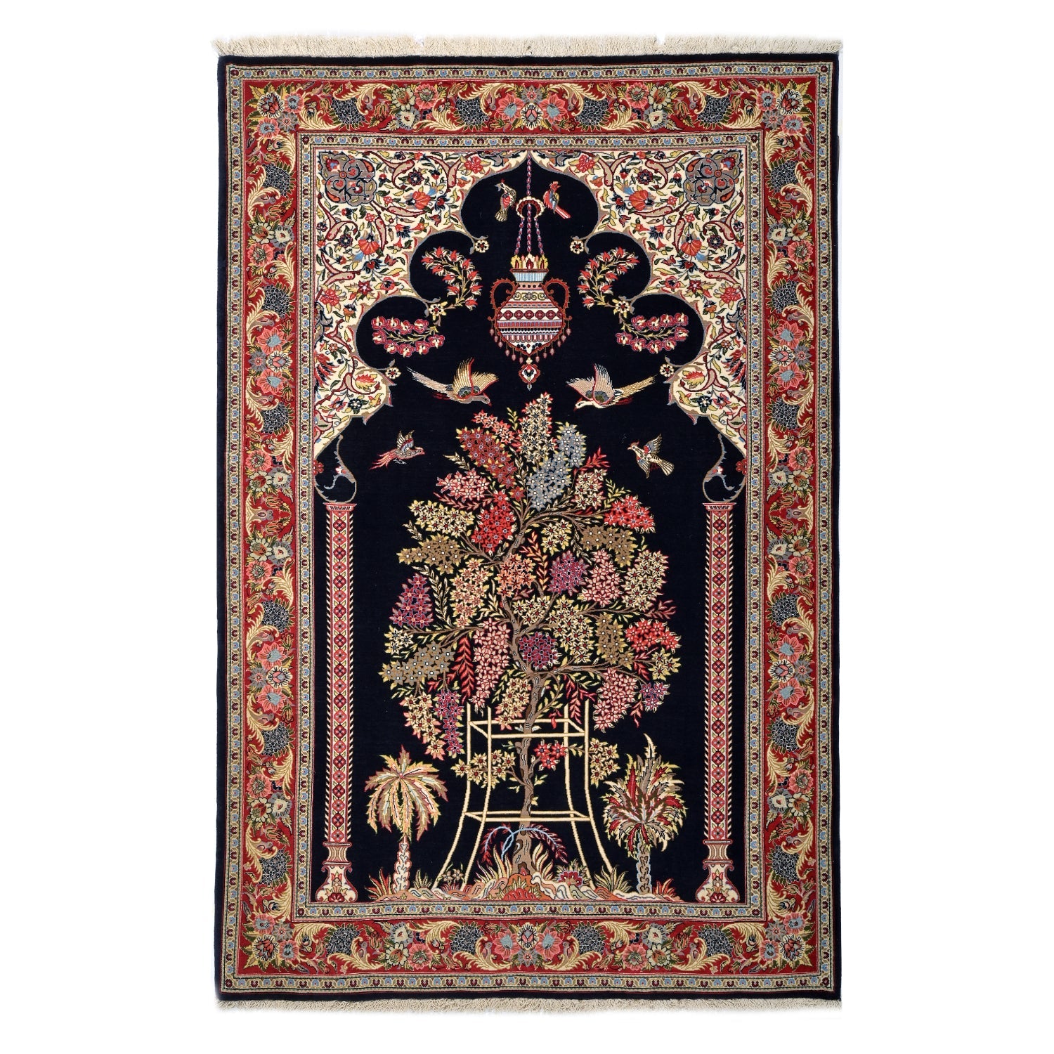 Tappeto Qum Koork Extra Fine 211 x 140 cm