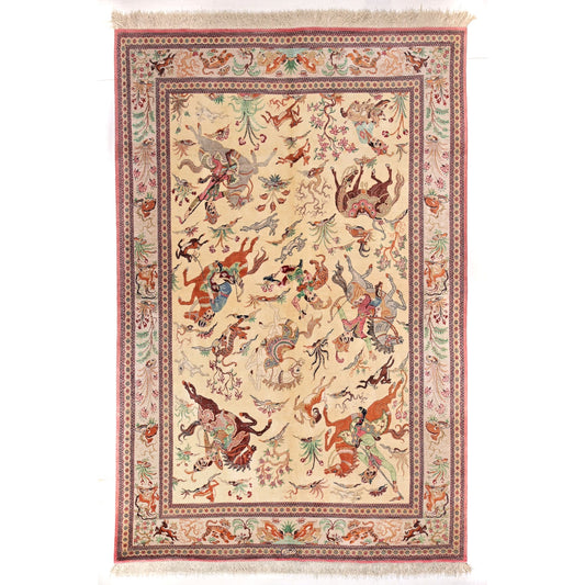 Tappeto Qum Seta 211 X 136 cm