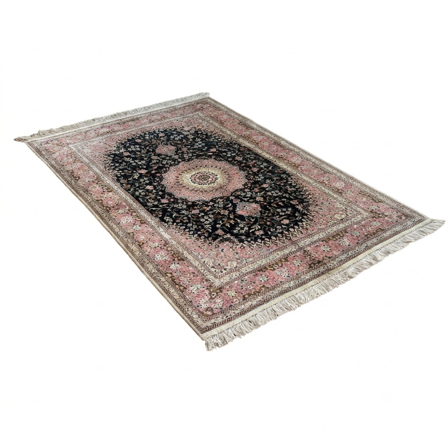 Tappeto Qum Seta Ahmadi 146 x 99 Cm
