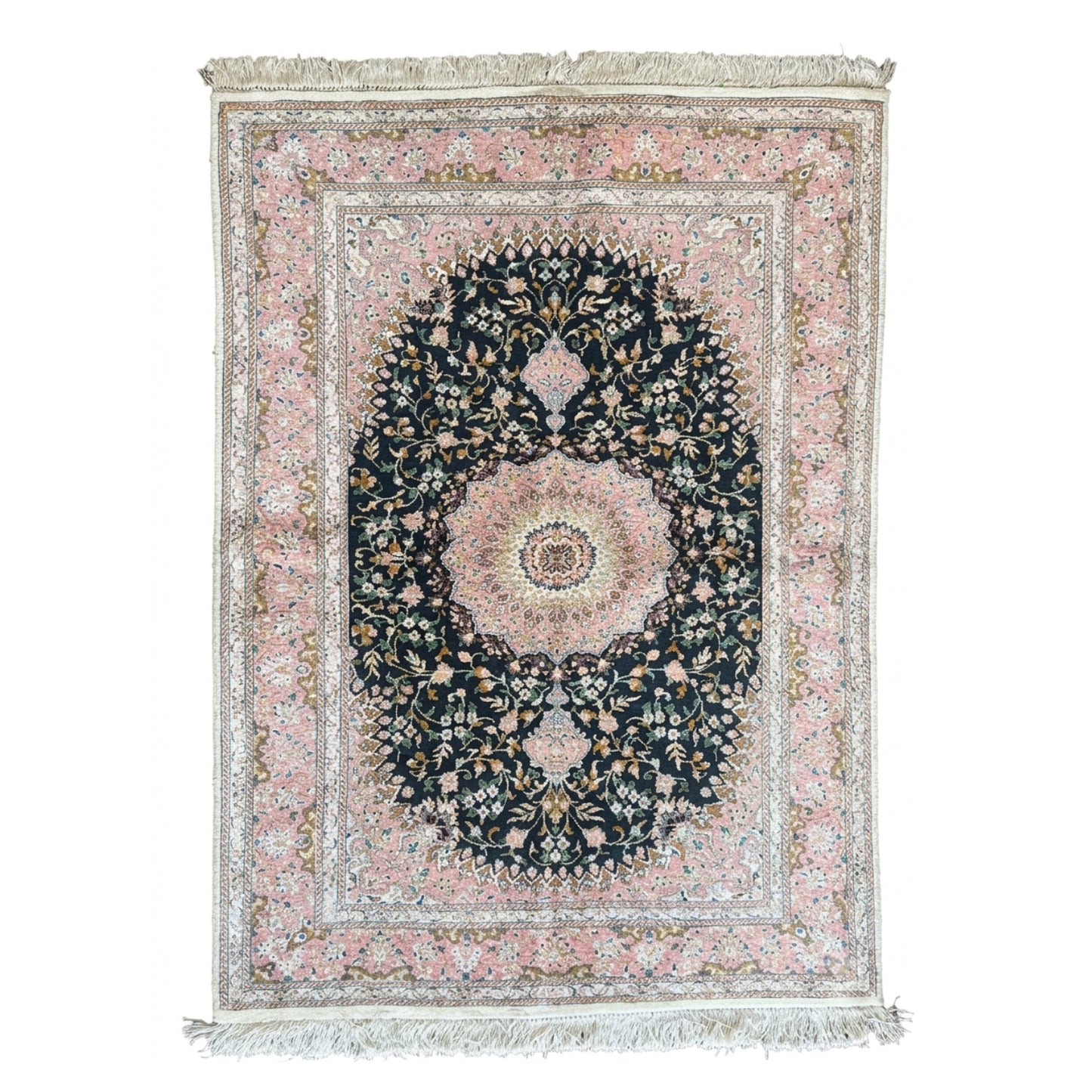 Tappeto Qum Seta Ahmadi 146 x 99 Cm