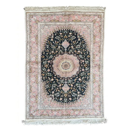 Tappeto Qum Seta Ahmadi 146 x 99 Cm