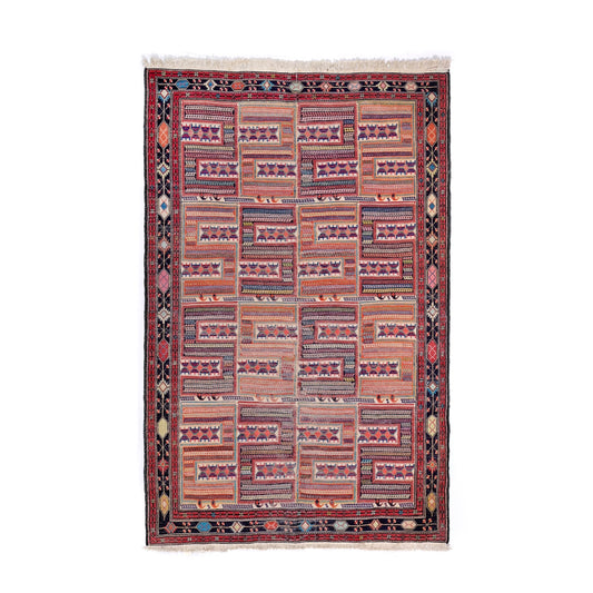 Kilim Sumak Seta Vecchio 202 X 130 cm