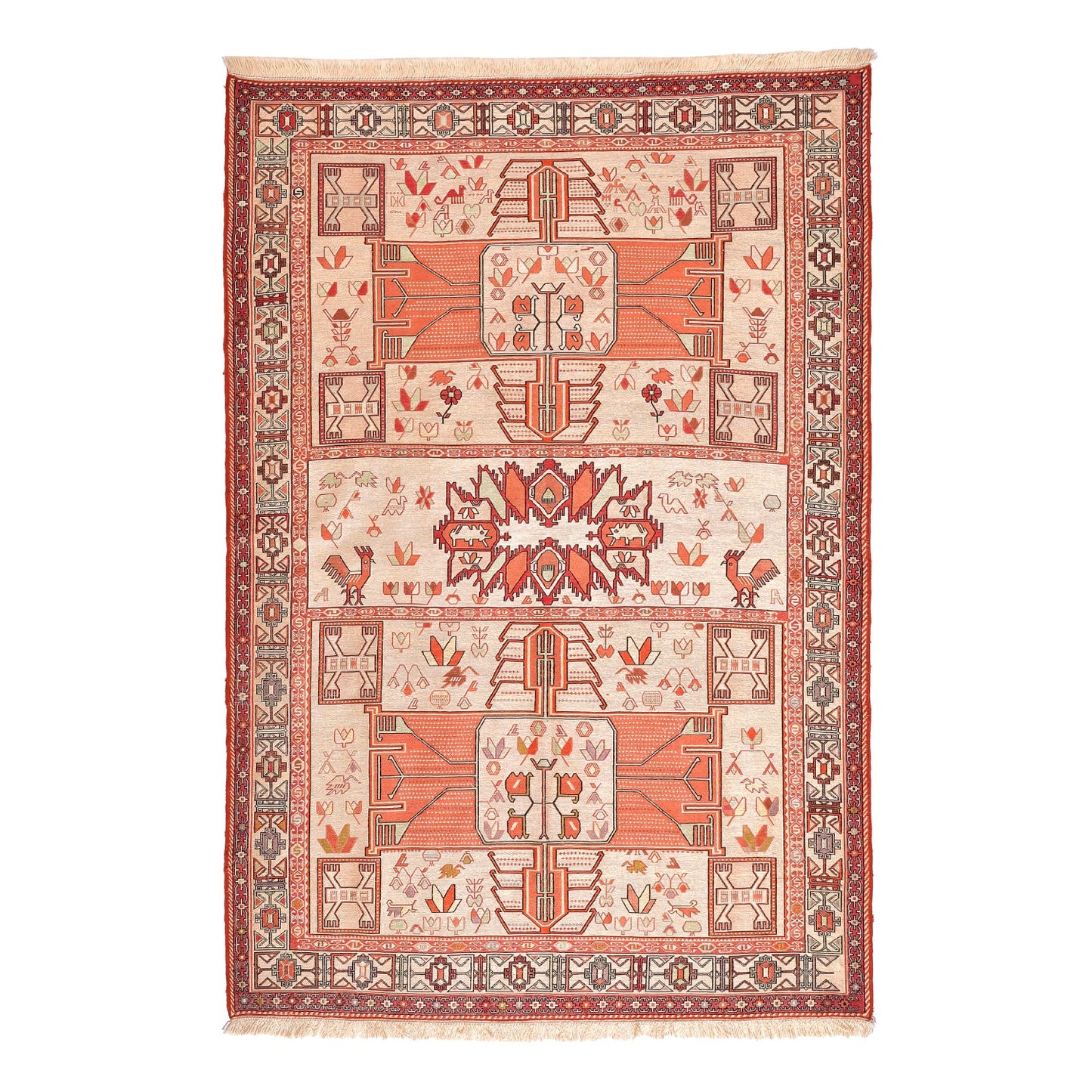 Kilim Sumak Seta 193 x 133 cm