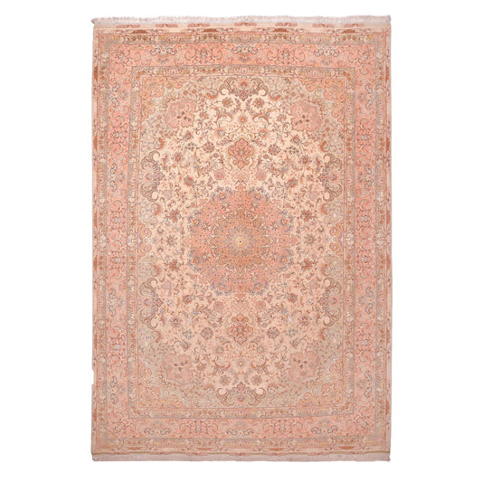 Tappeto Tabriz 80 Raj trama seta 374 X 248 cm