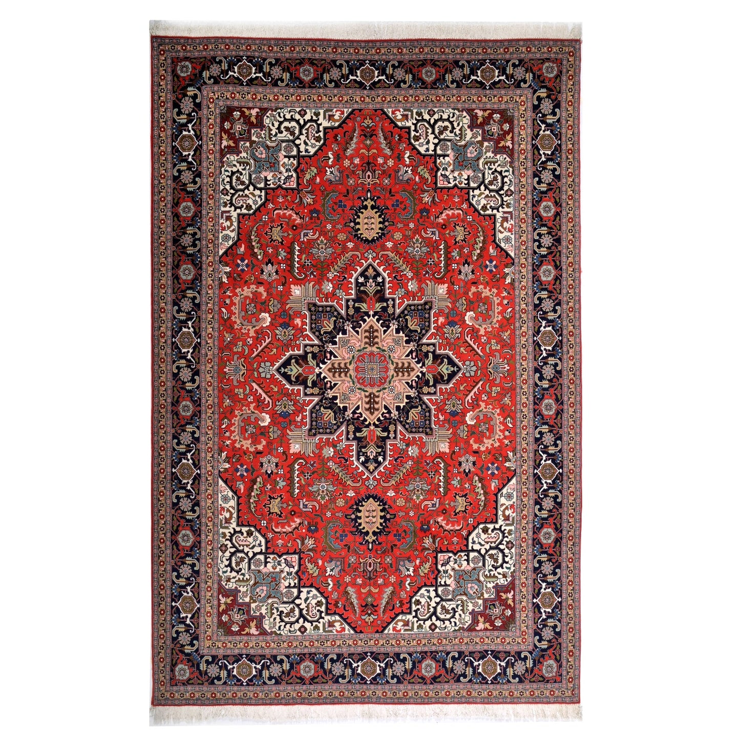 Tappeto Tabriz 50 Raj Disegno Heriz 320 X 203 cm