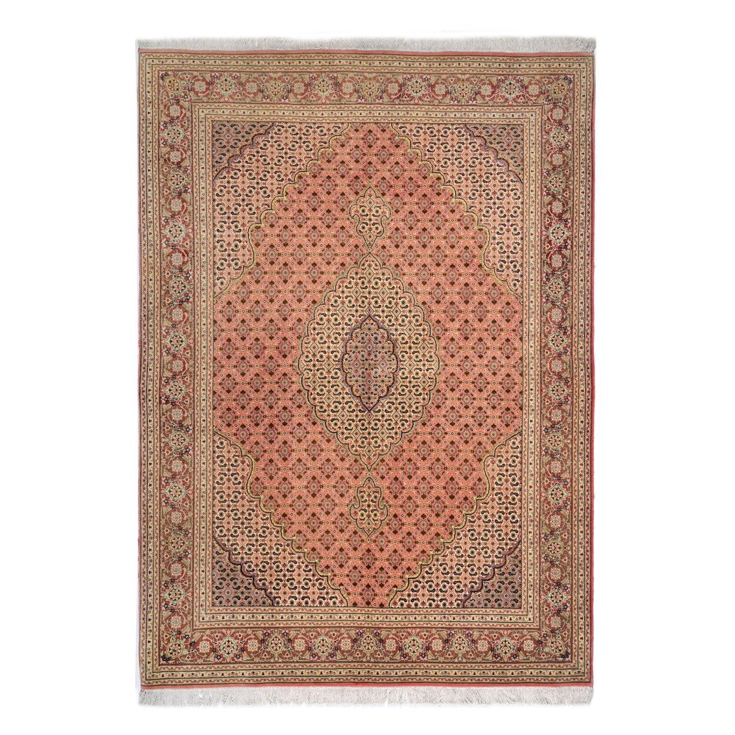 Tappeto Tabriz 50 Raj Disegno Mahi 210 X 150 cm