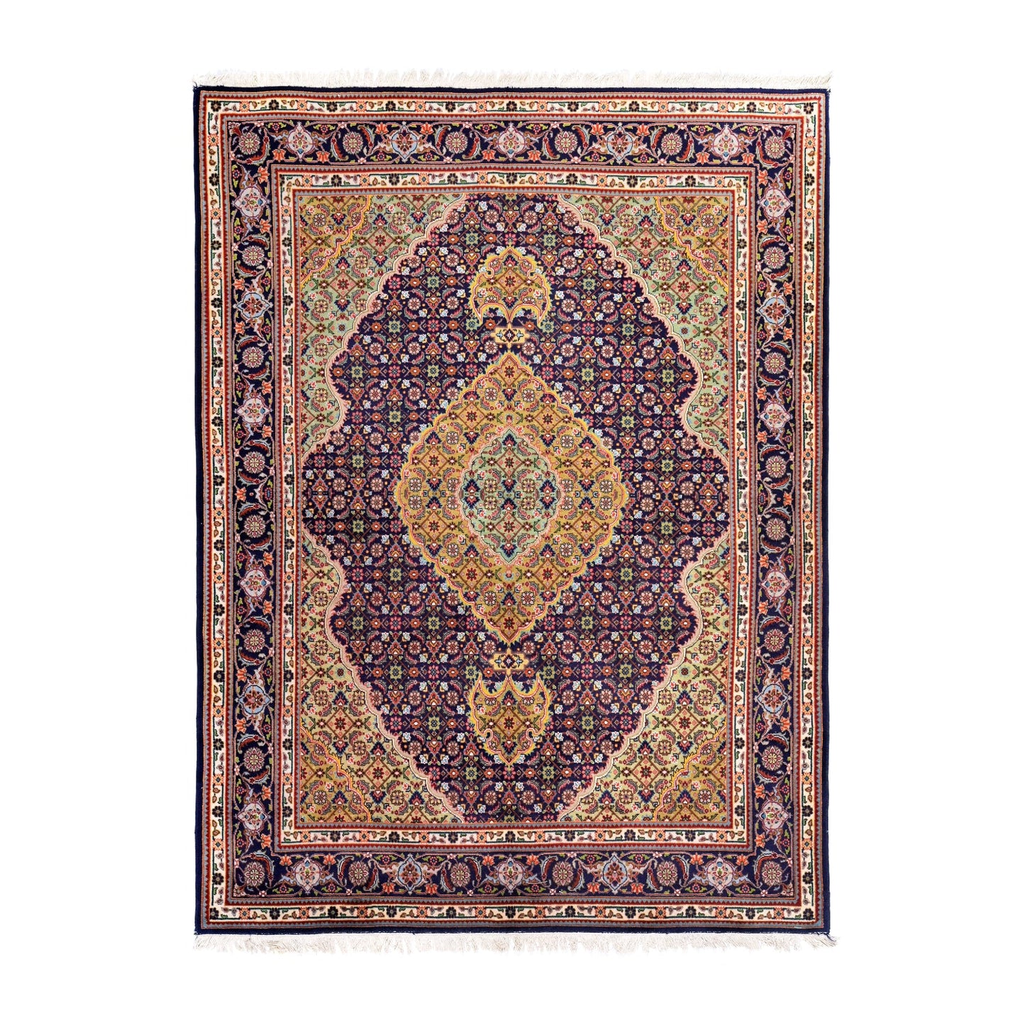 Tappeto Tabriz 40 Disegno Mahi 195 x 146 cm