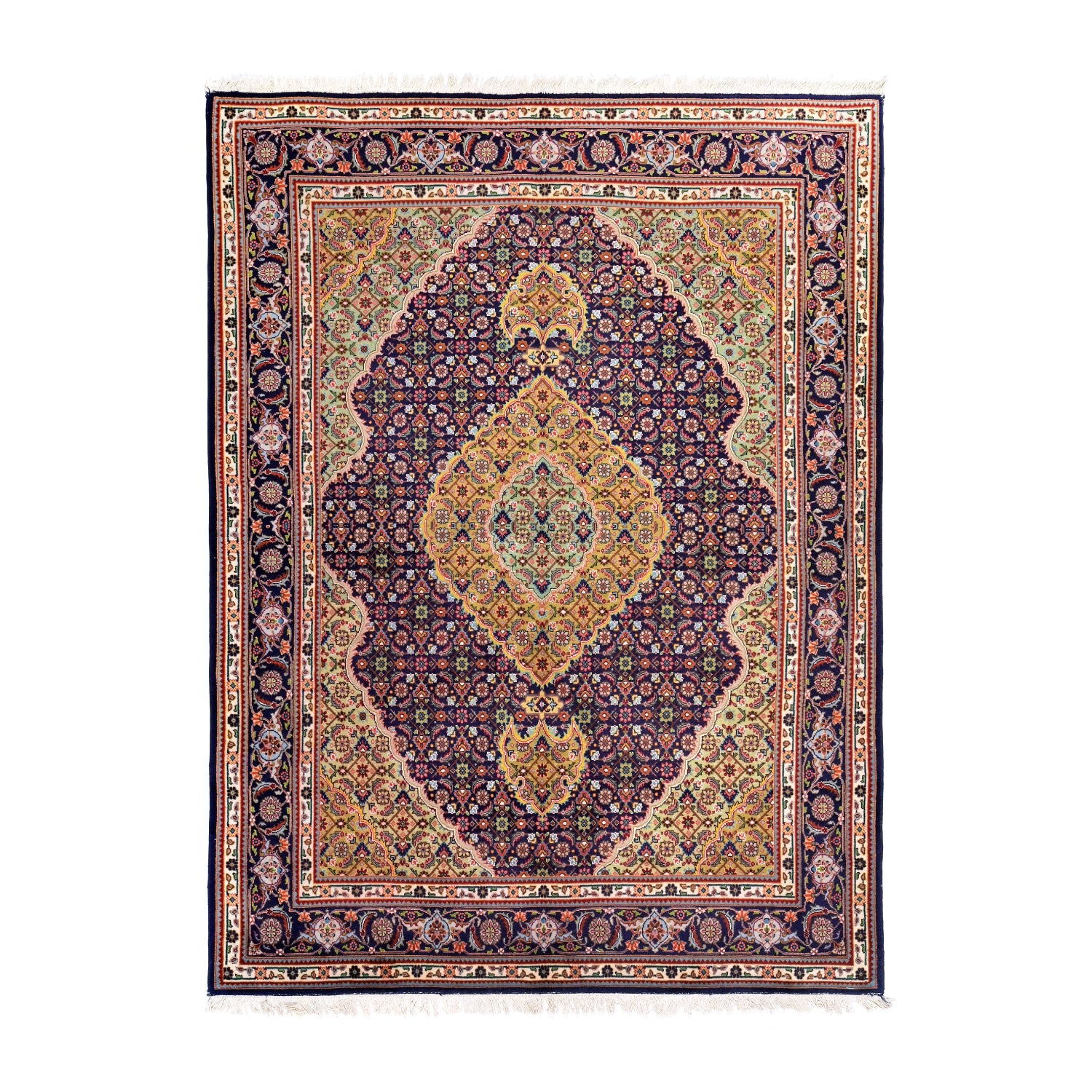 Tappeto Tabriz 40 Disegno Mahi 195 x 146 cm