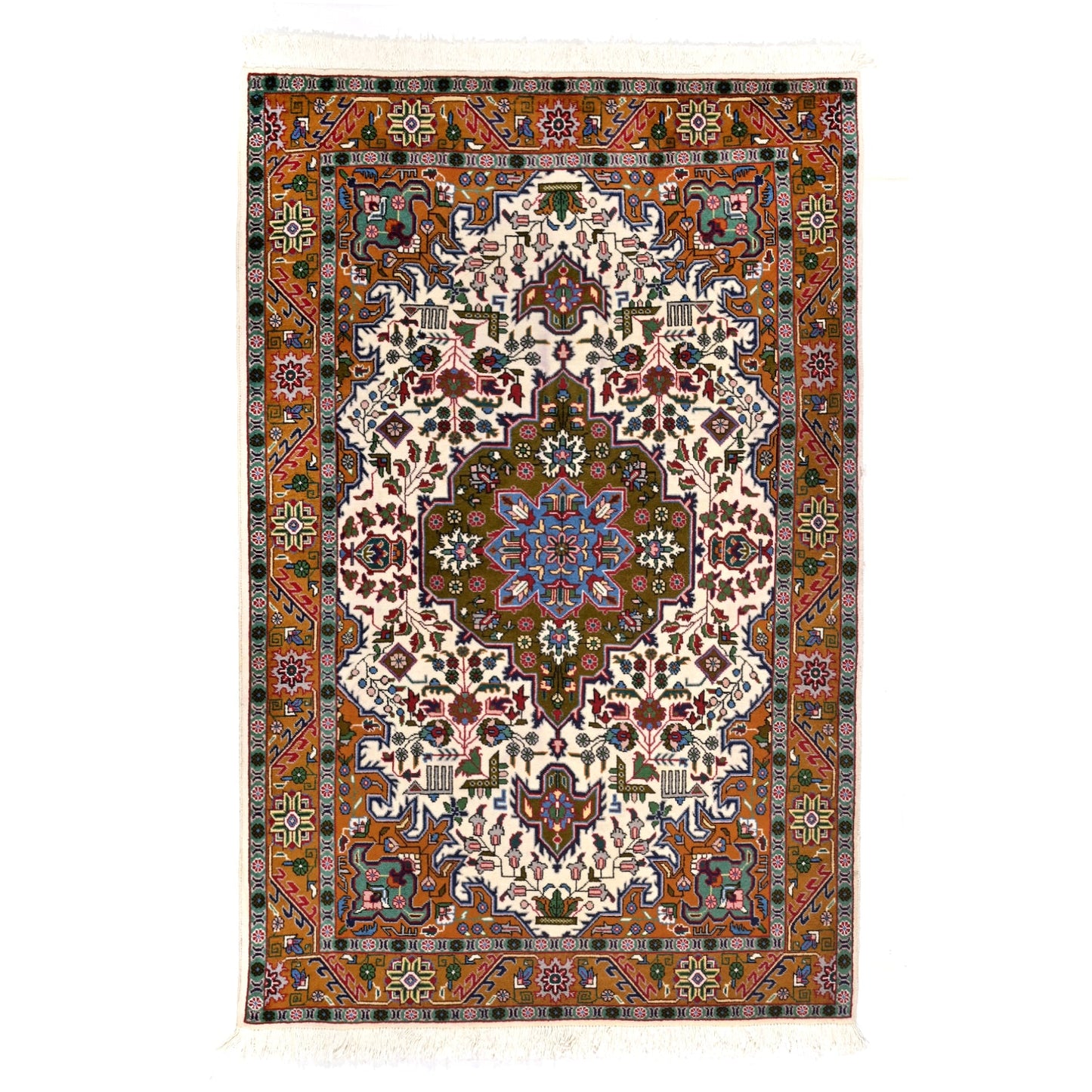 Tappeto Tabriz 40 Raj  153 x 97 cm
