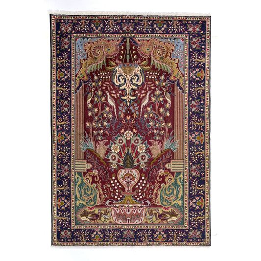 Tappeto Tabriz 40 Raj 149 X 101 cm
